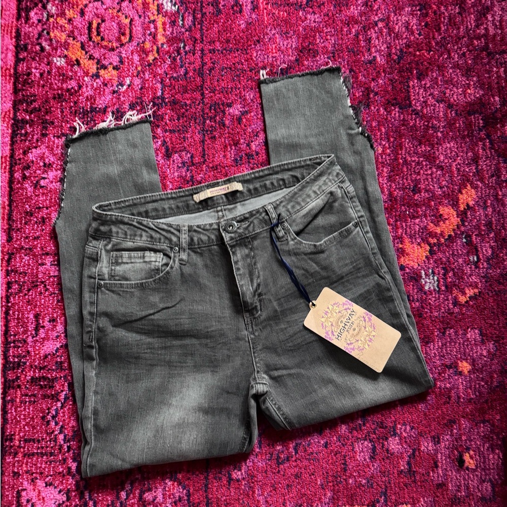 Highway Jeans Women's Charcoal Ankle Jeans